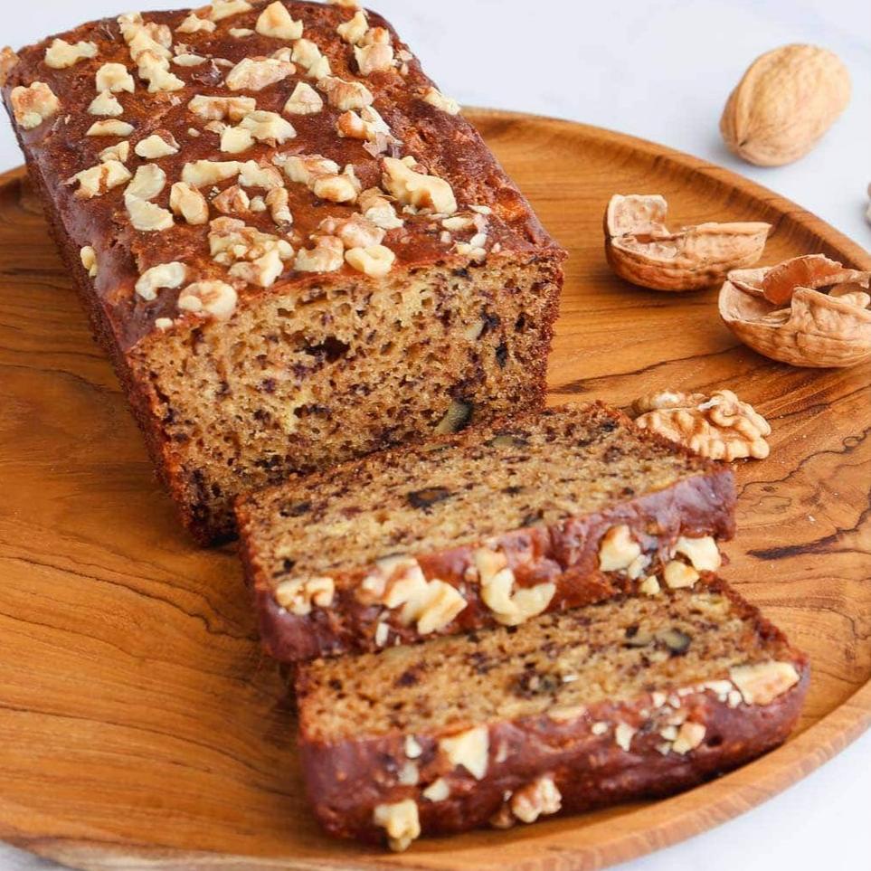 

[KODE NV67L] NUDE BAKE Vegan Skinny Banana Bread Gluten Free, Dairy Free, Low Calorie, No Refined Sugar, Roti