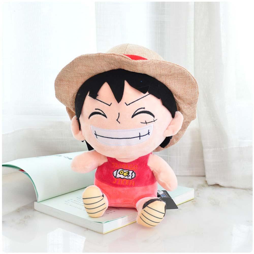 Needway Monkey D Luffy Lucu 25 cm Pet Cushion Boneka Mainan Anak Hadiah Mainan Mewah