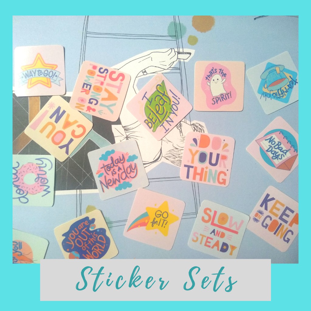 

✧ Mini Sticker Set - Quotes (10-12 pcs) ✧