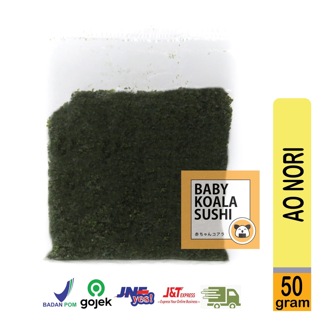 AONORI Bubuk Nori 50 g │Ao Nori Powder Import Taburan Takoyaki │ Seaweed Powder Mentai