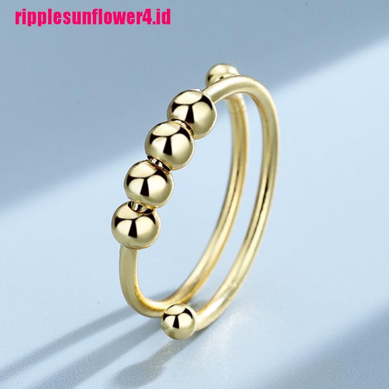 Cincin Manik-Manik Spiral Anti Stress