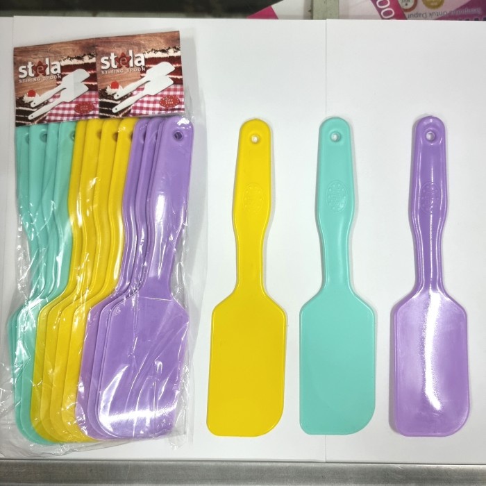 Solet WARNA STELA Spatula Stiring Spoon Plastik