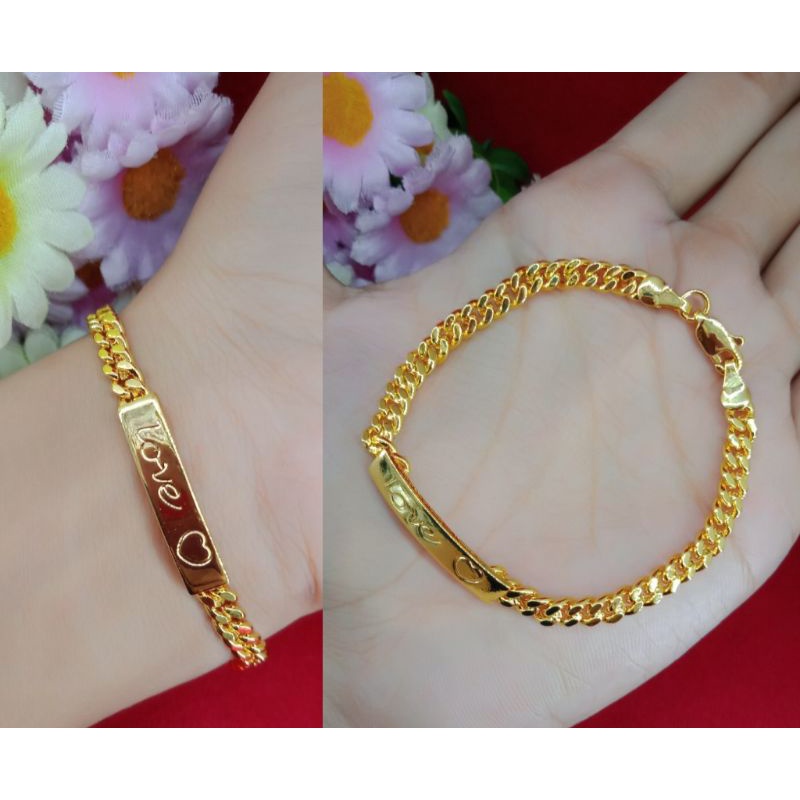 gelang rantai emas muda kadar 35%