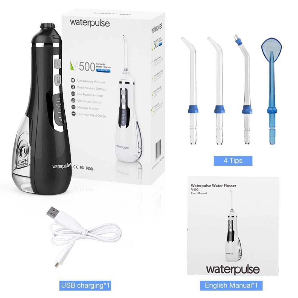 Waterpulse Dental Water Flosser  V500 Alat Semprot Pembersih Gigi