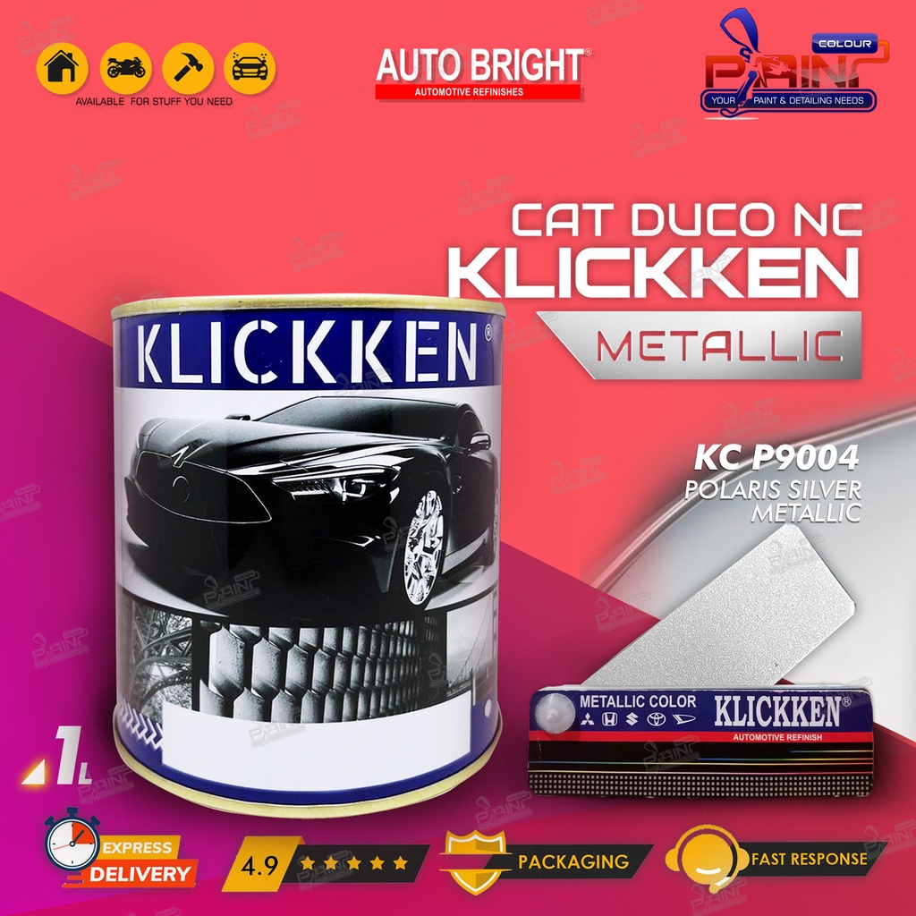 Cat Duco Metallic KLICKKEN METALLIC - KC P9004 - POLARIS SILVER METTALIC