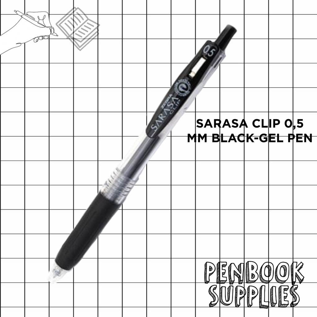 

SARASA CLIP GEL PEN 0,5 mm - HITAM