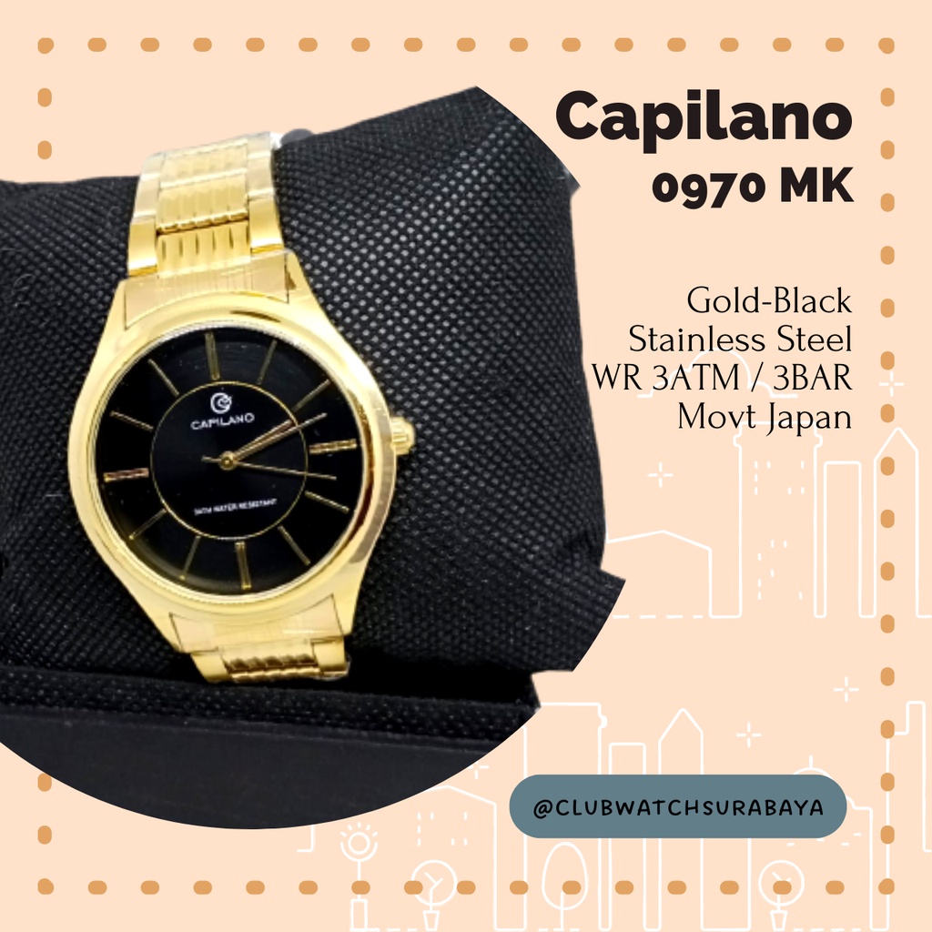 Jam Tangan Pria Capilano 0970 MK / Capilano 0970 MK Jam Tangan Pria Analog