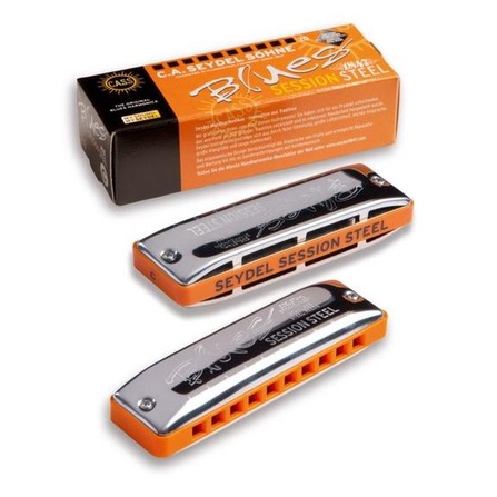 harmonica harmonika seydel blues session steel 10301