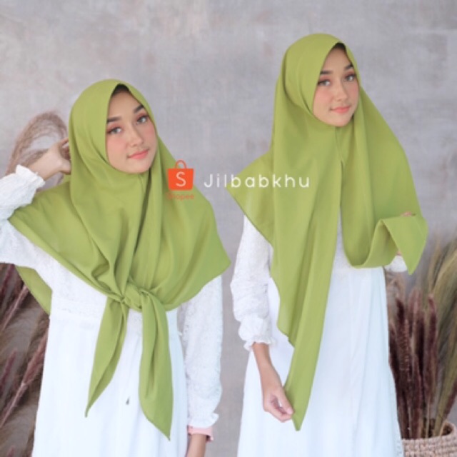 Jilbab Segitiga Instan JUMBO diamond