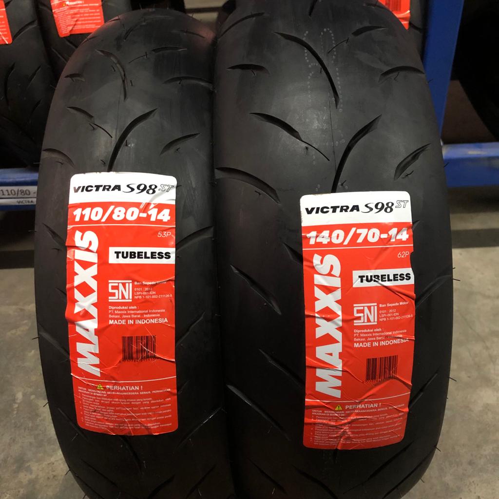 Paket Ban matic Maxxis Victra 110 80 &amp; 140 70 14 AEROX