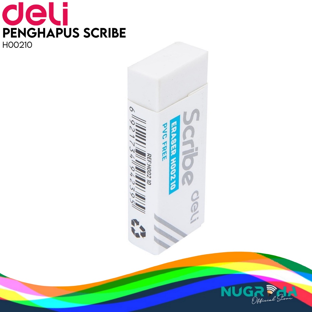 

Deli Penghapus (Eraser) Scribe H00210 Putih