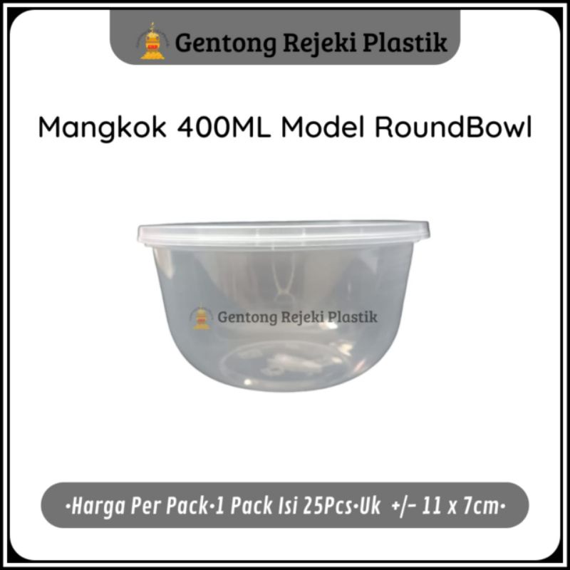 Thinwall 400 ml Round Bowl | Thinwall Mangkok 400 Ml