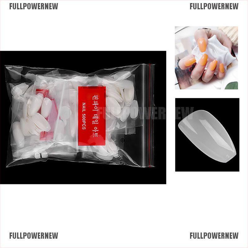 【 COD 】 flid 500Pcs Kuku Palsu Akrilik Gel UV untuk Manicure DIY [IFASHION]