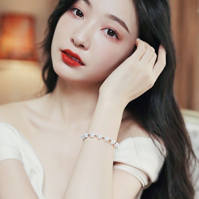 Gelang Mutiara Rumbai Adjustable Gaya Korea Untuk Wanita
