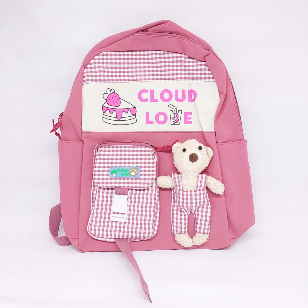 [NEW ARRIVALS] STYLISH KOREAN BAGPACK / TAS KOREA KEKINIAN / TAS REMAJA WANITA BARU / RANSEL SEKOLAH CEWEK MURAH / TAS KULIAH CEWEK / KOREAN BAGPACK / CUTE SCHOOL BAG / KOREAN AESTHETIC BAG / TAS ESTETIK / TAS SEKOLAH LUCU / WATERPROOF BAG