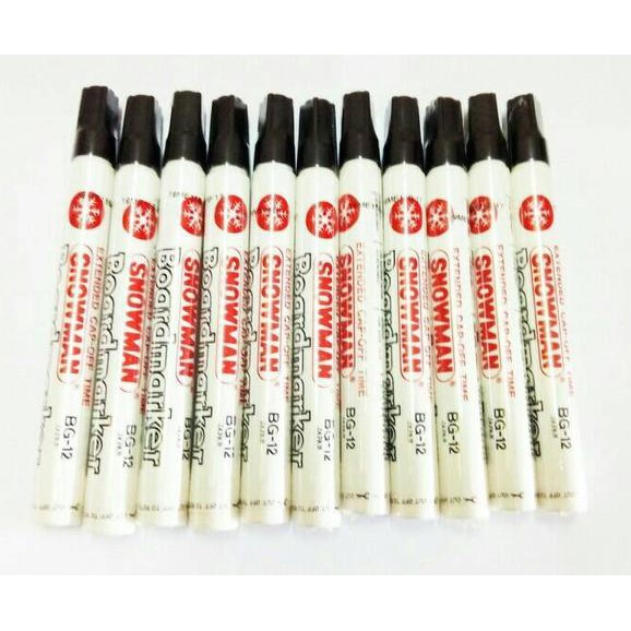 

HOT SALE SPIDOL SNOWMAN WHITE BOARD BG 12 - Hitam Terjamin