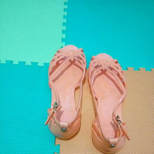 Sandal sepatu flat jelly bunny original authentic