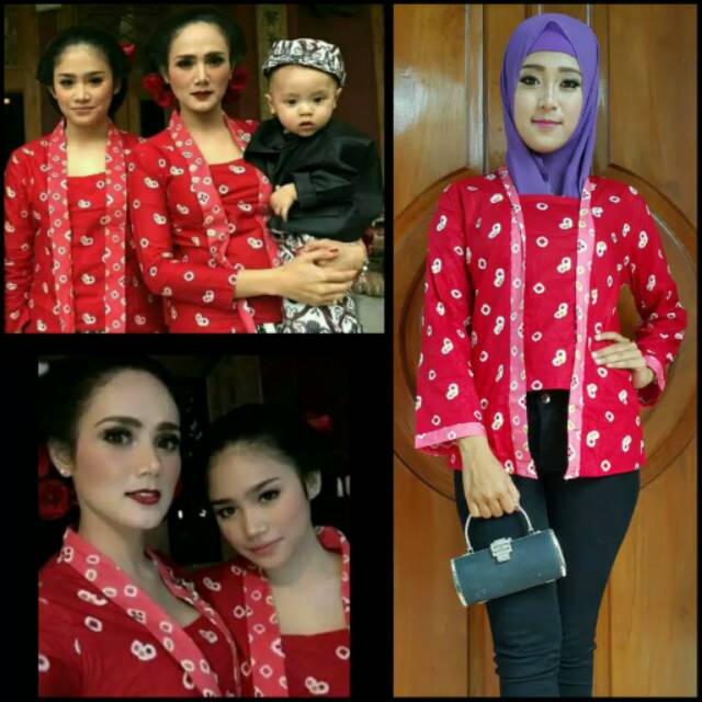 KUTUBARU JUMPUTAN PRINT KATUN BATIK MURAH ATASAN KEBAYA SERAGAM BRIDESMAIDS
