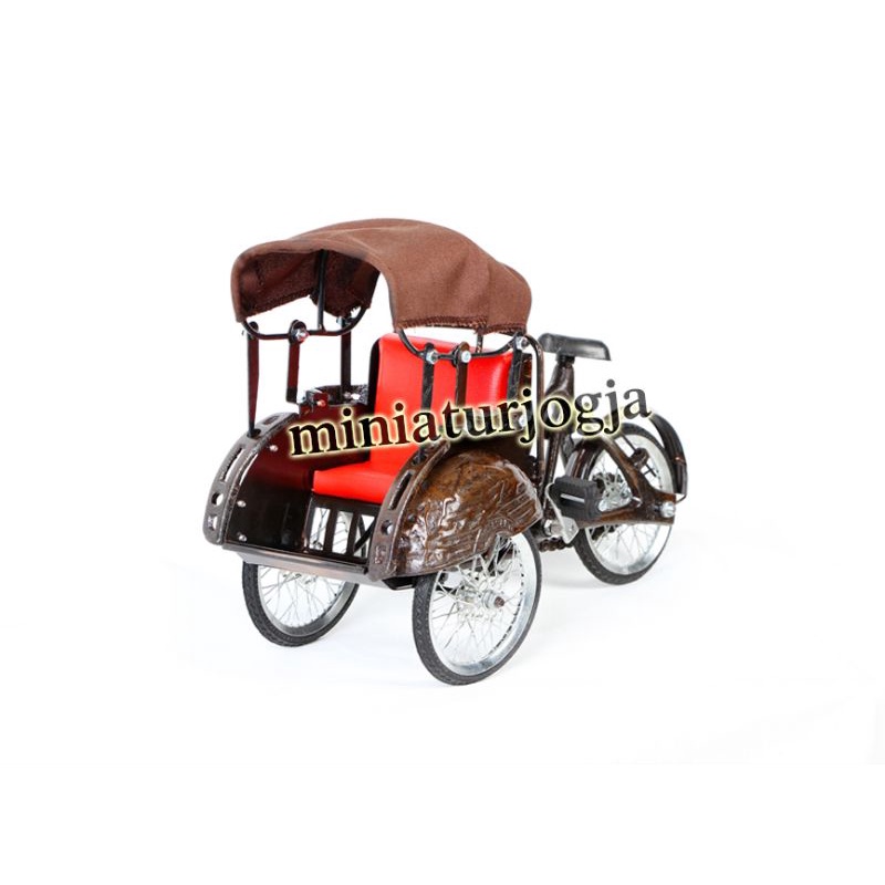 Jual Miniatur Becak Jogja Becak Surabaya Shopee Indonesia 