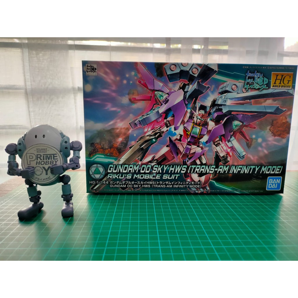 HG 1/144 Gundam OO 00 Sky HWS Trans-Am Infinity Mode Bandai