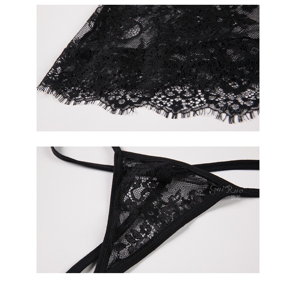 Sexy Flower Lace Lingerie 8140 (M/L)