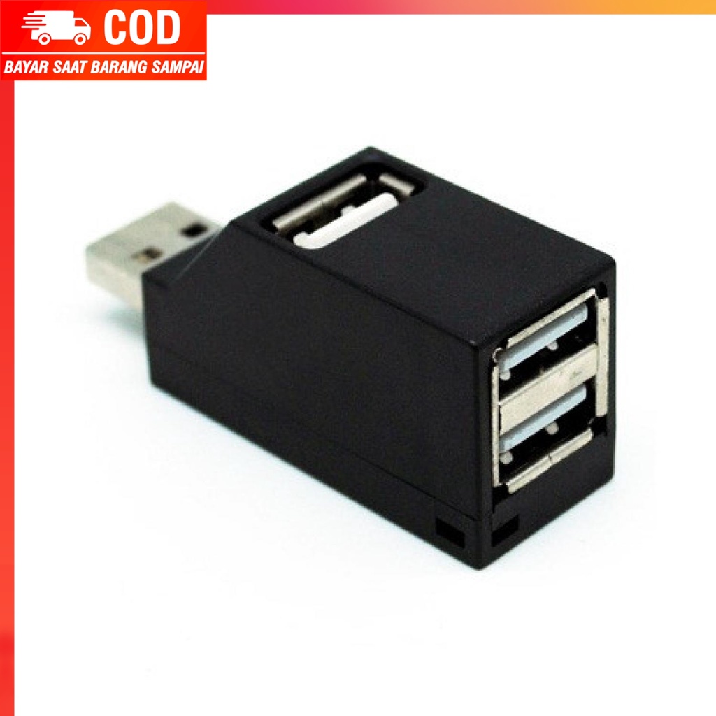 (100% BARANG ORI) Unitek Mini Super Speed USB 2.0 Hub 3 Ports - Y-2153