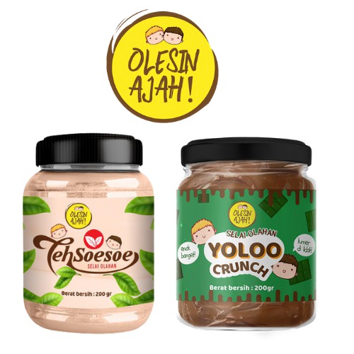 

Promo OlesinAjah Selai Teh Susu 200Gr + Yoloo 200Gr