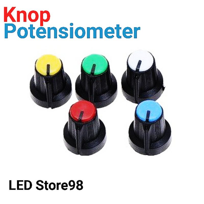 KNOP POTENSIOMETER WARNA ( Tutup potensiu )