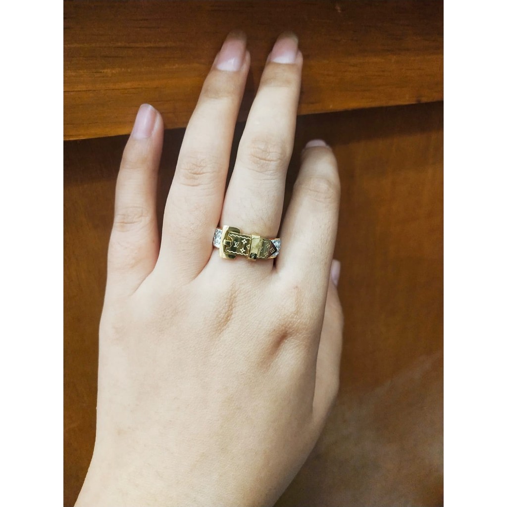 Cincin TITANIUM STEENLISS STELL ANTI KARAT (COD)