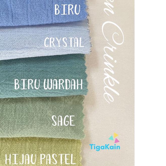 1 Meter Kain Linen Crinkle / Linen Crincle