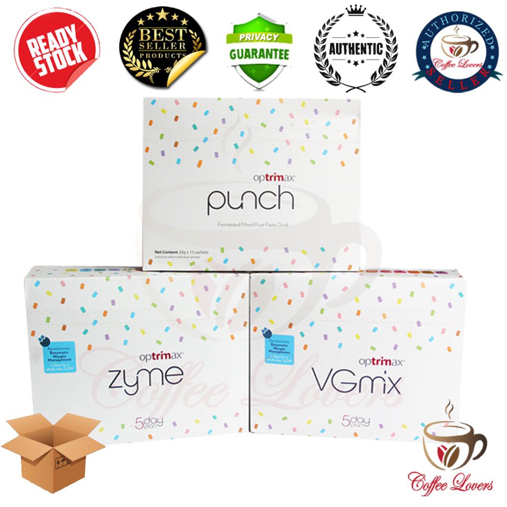 SET 1 DAY PLAN OPTRIMAX 5 DAY PLAN PUNCH EZI VG MIX DETOX DIET ORIGINAL
