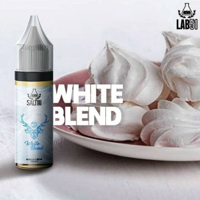 Liquid White Blend Salt Nic 15ML 25mg by Lab51 - Vanilla Cream Tobacco Salt