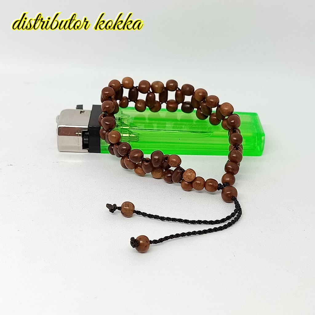 ( SUPER MURAH ) Gelang Kokka kaukah rel oval halat bulat coklat