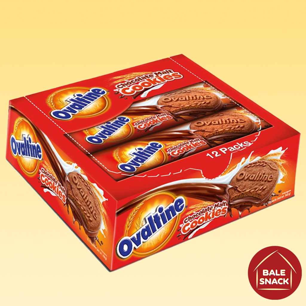 

OVALTINE CHOCOLATE MALT COOKIES 12 x 30 Gr