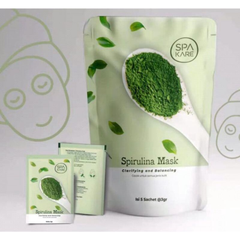Spakare Spirulina Mask Premium -New Product-