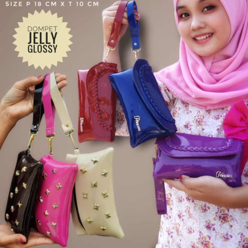 DOMPET  LUFAS JELLY KENYAL GLOSSY CANTIK