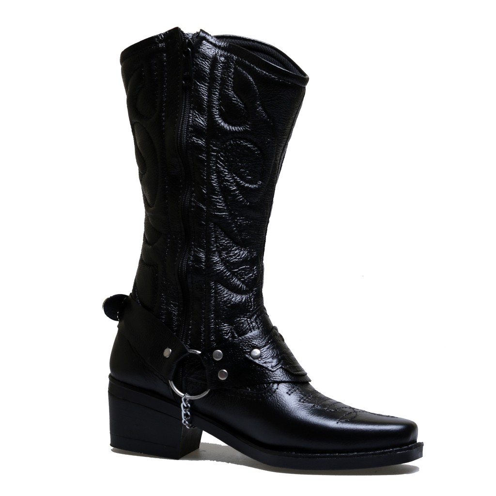 sepatu boots motor tinggi moge harley stylish boot tour motor BM02
