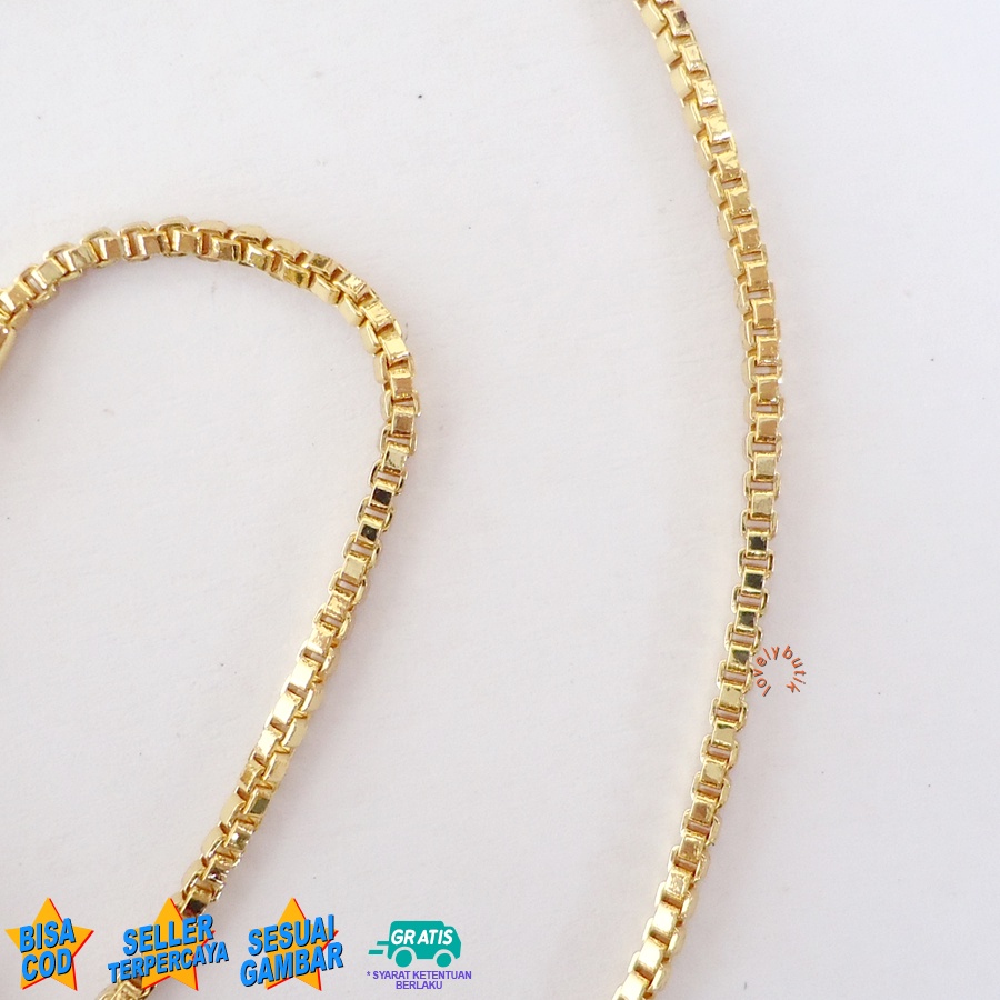 Lovelybutik Xuping Kalung Cantik Anak Perempuan Kalung Anak Xuping Lapis Emas Model Koye Cutie Ukuran 35 Cm