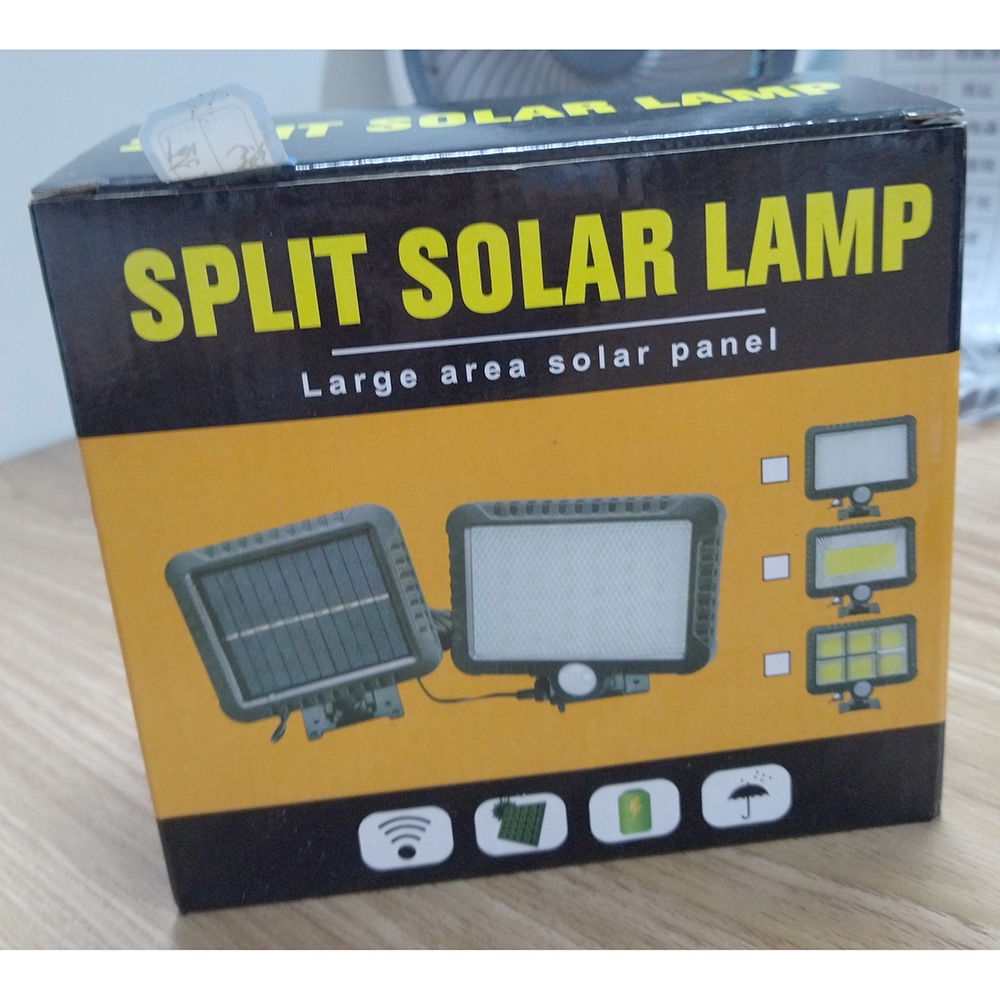 Lampu Dinding Outdoor LED Tenaga Solar 400 Lumens Anti Air