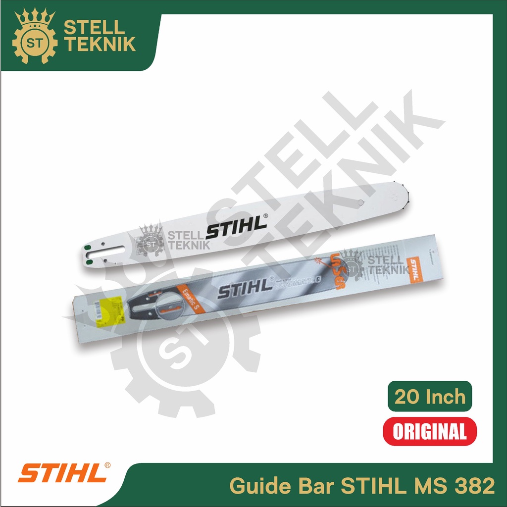 Guide Bar Gergaji Mesin STIHL MS 382 20" Inch / Guide Bar Chainsaw Senso STIHL MS 382 20" Inch