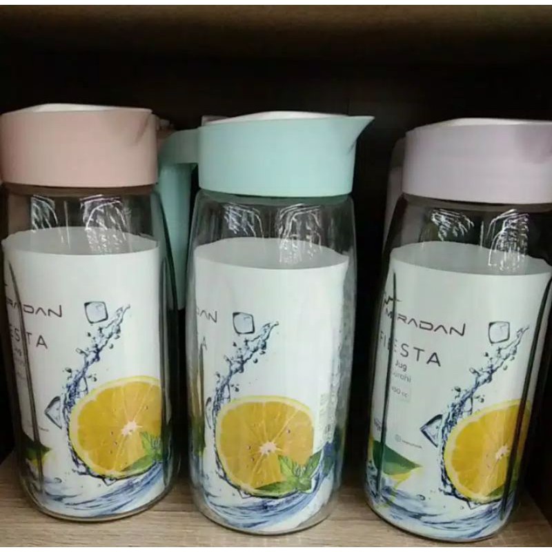 fiesta jug pitcher kaca 1450cc teko minyak
