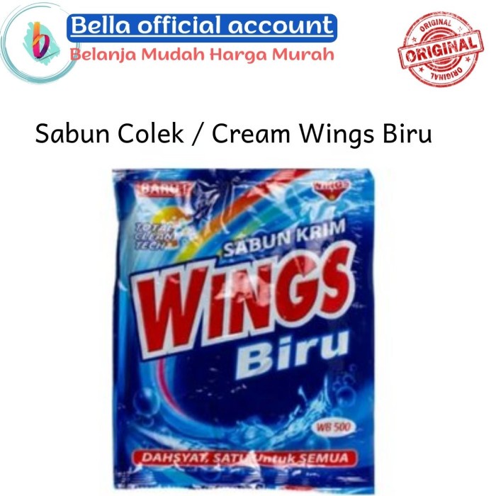 WINGS Biru Sabun colek Krim cream WB 900 1 pcs - BIRU