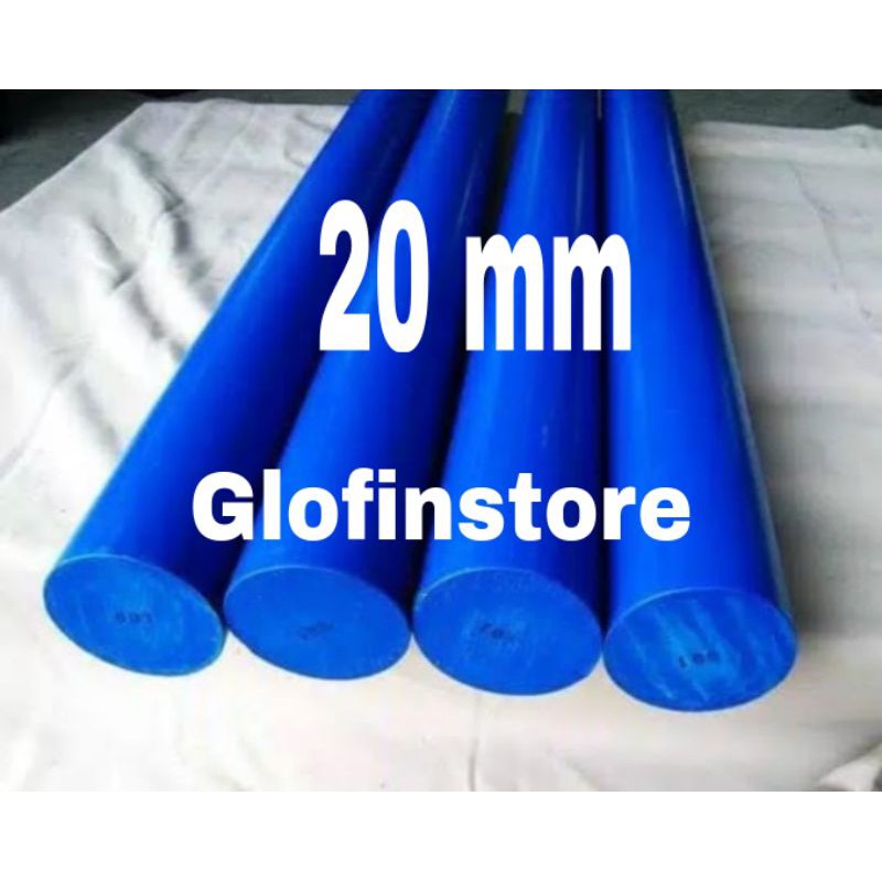 MC Blue Rod Diameter 20mm panjang 1meter