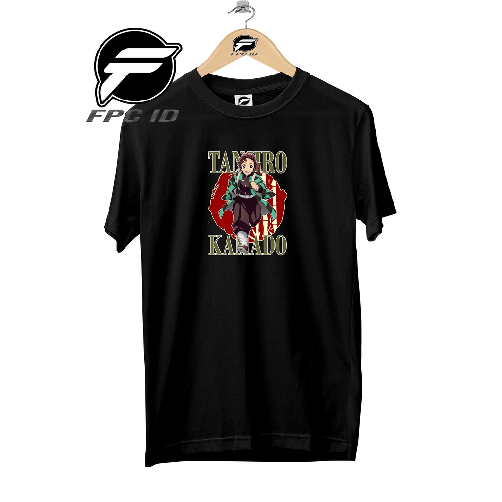 Kaos Anime Tanjiro Kamado Kimetsu No Yaiba Cotton Combed 30s Pakaian Distro Jumbo Pilihan Favorit Fpc Id