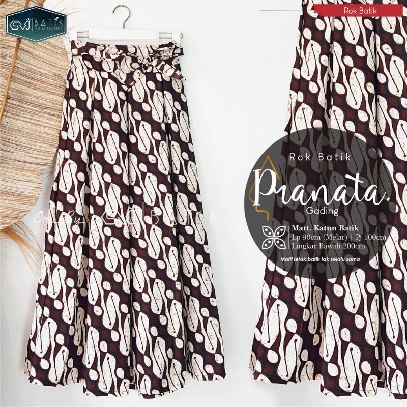 ROK BATIK ORIGINAL BAWAHAN WANITA FASHION KEKINIAN MODEL KLASIK MOTIF EKSKLUSIF