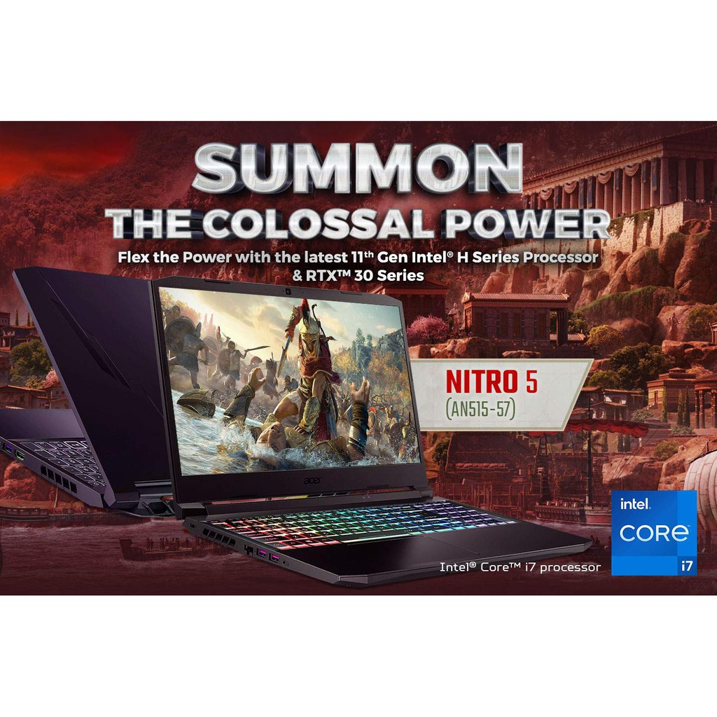 ACER PREDATOR NITRO 5 AN515 i7-11800H 16GB 512SSD RTX3050 W11+OHS 144Hz