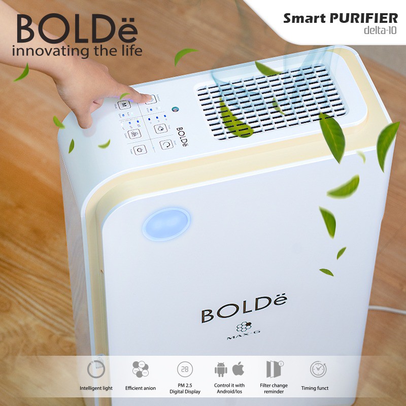 BOLDe Smart Air Purifier Delta 10 garansi 2 Tahun