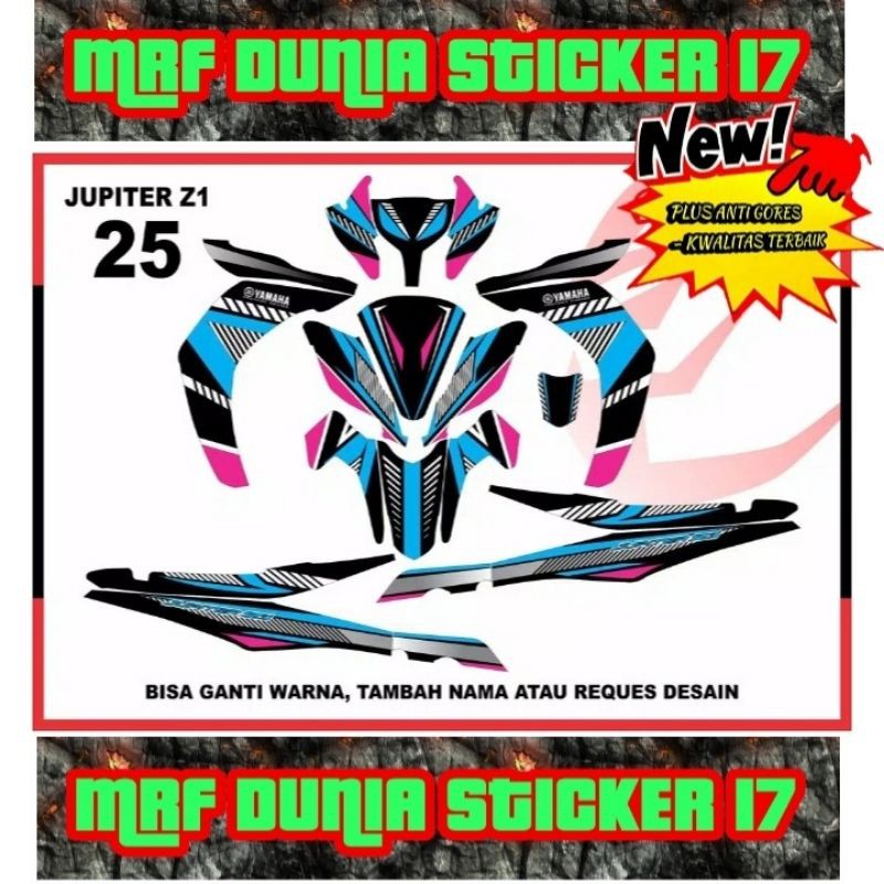 Sticker decal Jupiter Z1 Full Body Striping Jupiter Z1 Sticker Jupiter Z1 Sticker Jupiter Z1 25