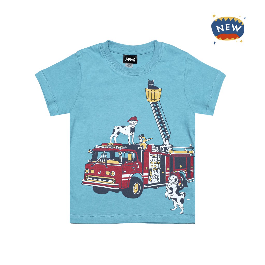 

Jummakids Firefighter Printed Tshirt Anak
