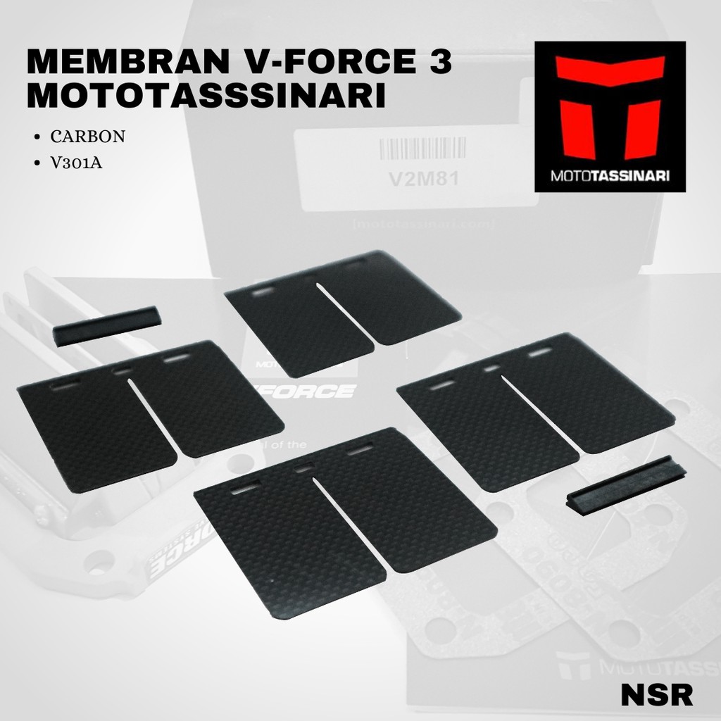 Lidah membran V force 3 NSR 150 carbon